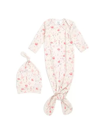 Perennial comfort knit gown and hat set (newborn) Custom product