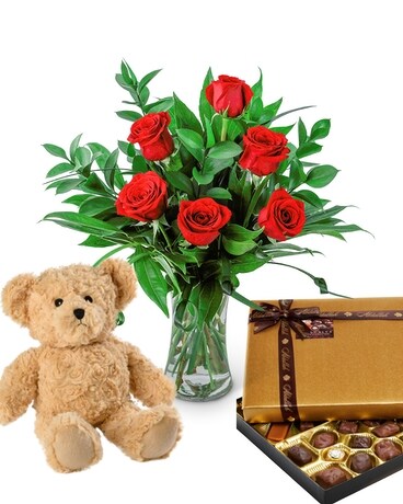 Be Mine Bundle Flower Arrangement