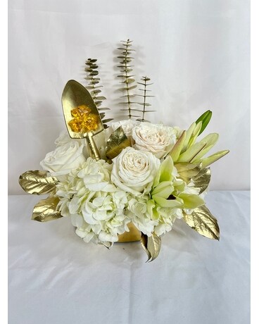 Golden Nugget Flower Arrangement