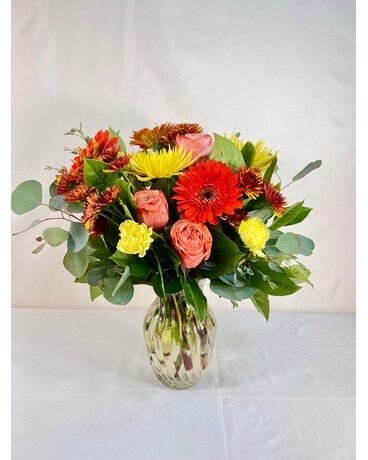 Fresh Fall Florals Flower Arrangement