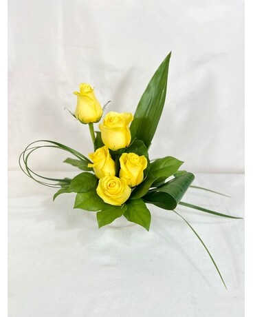 Simply Yellow Flower Arrangement