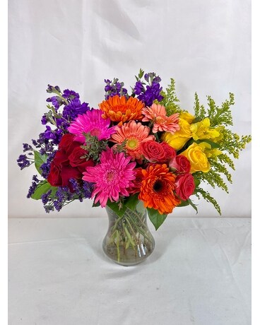 Pocketful of Rainbows Flower Arrangement