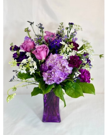 Wild for Purple Flower Arrangement