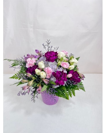 Lavender Haze Flower Arrangement