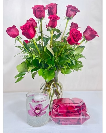 Romance Package Flower Arrangement