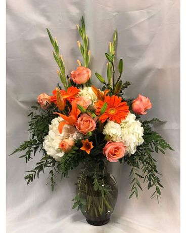 Tangerine Dream Flower Arrangement
