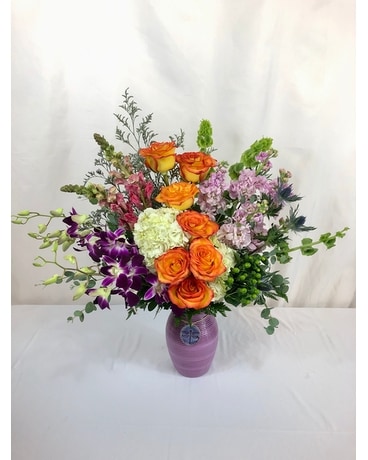 Dragonfly Garden Flower Arrangement