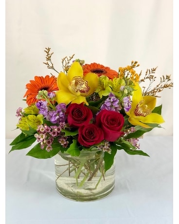 She’s a Rainbow Flower Arrangement