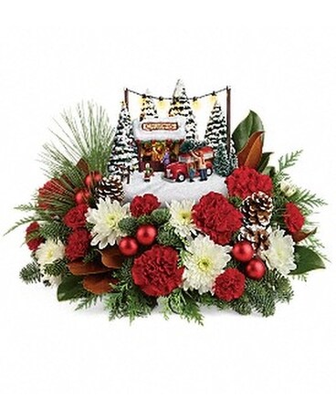 christmas flower bouquet delivery