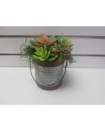 Silk Succulent Garden Flower Arrangement
