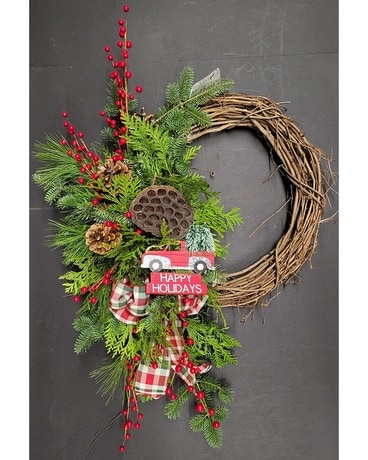 Holiday Grapevine Wreath Wreath