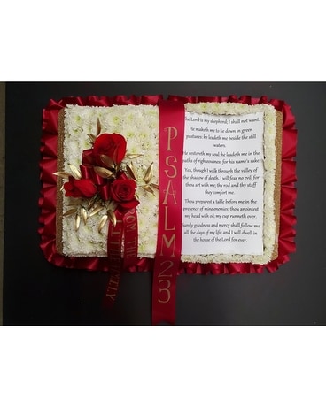 Bible Psalms 23 Sympathy Arrangement