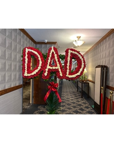 DAD Stand Flower Arrangement