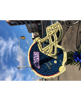 Giants Helmet Flower Arrangement
