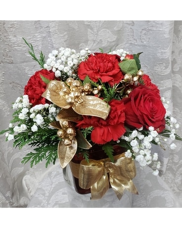 Holiday Charm Flower Arrangement