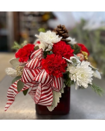 Holiday Joy Flower Arrangement