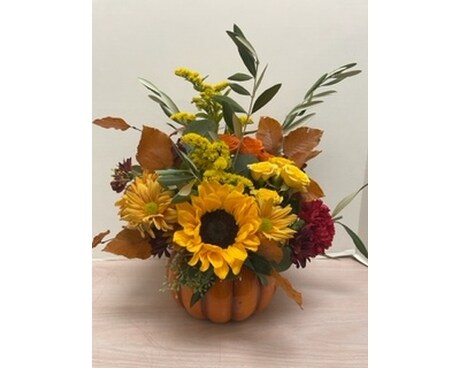 Pumpkin Petals Flower Arrangement