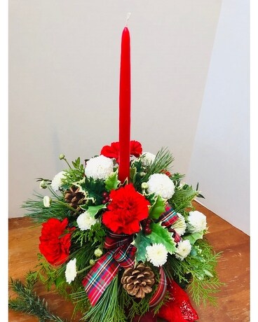 Santa Smiles Flower Arrangement