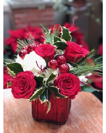 Fun for the Holly-Days Flower Arrangement
