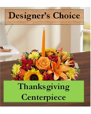 Designer's Choice Thanksgiving Centerpiece $50-100 Centerpiece