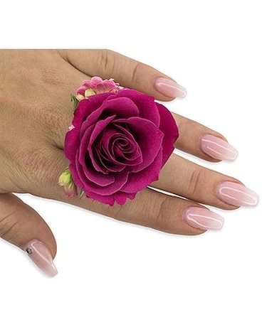 Fuchsia Floral Ring - by TeamFloral Flower Arrangement