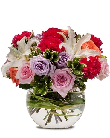 Potpourri of Roses Flower Arrangement