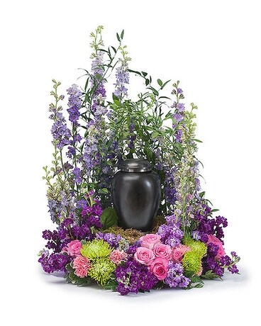 Forever Cherished Surround - by TeamFloral Flower Arrangement