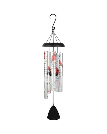 36-Inch Picture Sonnet Wind Chimes Sympathy Arrangement