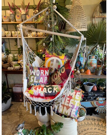 Hanging Chair and Pillows Gifts