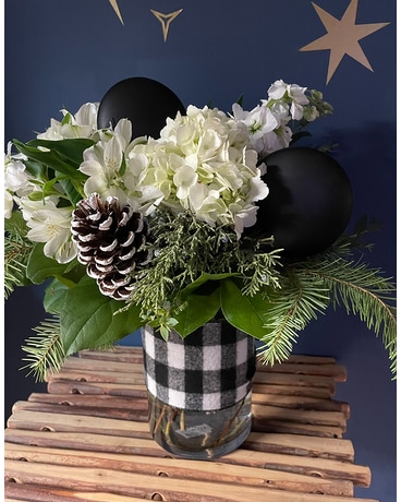 Farmhouse Holidays Flower Arrangement