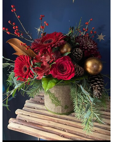 Fireside Chats Flower Arrangement