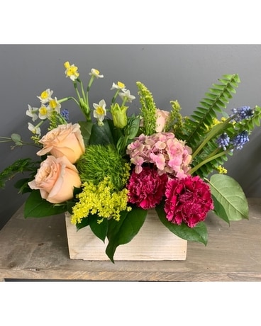 Spring Garden Flower Arrangement