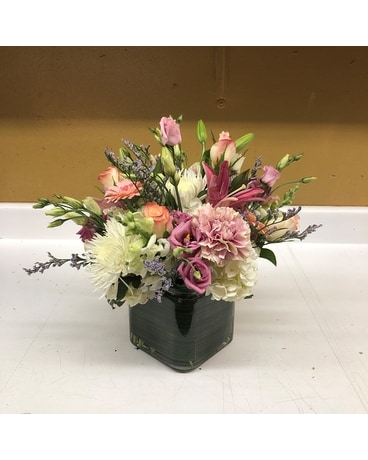 Classic Cube Flower Arrangement