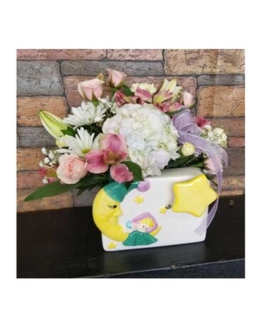 Baby Moon Musical Vase