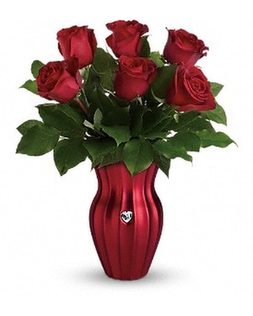 Teleflora's Heart Of A Rose Bouquet Flower Arrangement