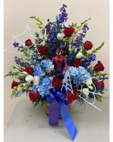 Custom Spiderman Basket in Fredericksburg VA - Finishing Touch Florist &  Gifts