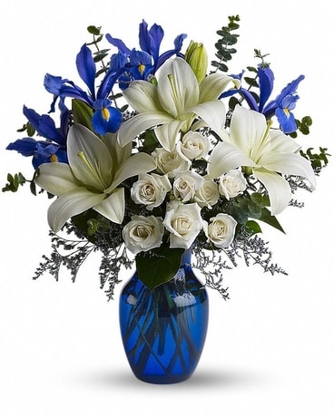 Blue Horizons - Graduation Flower Arrangement