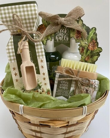 Deck the Halls Holiday Bath Set Gifts