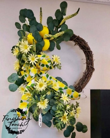 Lemon & Eucalyptus Farmhouse Wreath Wreath