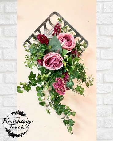 Floral Rustic Tobacco Basket Decor Specialty Arrangement