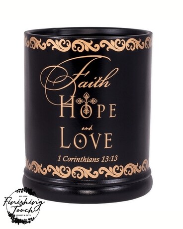 Faith Hope & Love - Jar Candle Warmer Gifts