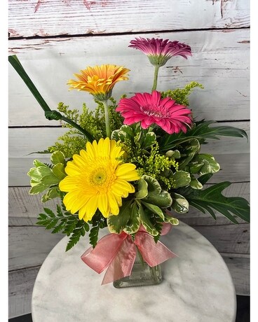 Prancing Gerberas Flower Arrangement