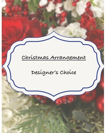 Christmas Designer's Choice Flower Arrangement