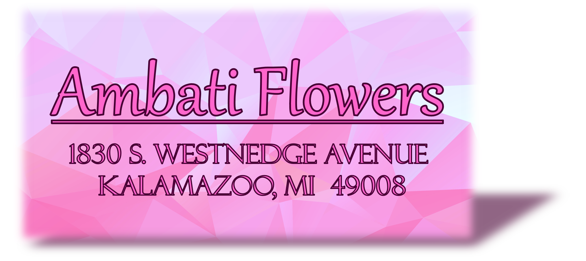 Ambati Flowers - Logo