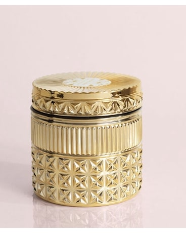 Exotic Blossom & Basil Gilded Faceted Jar, 11 oz Custom product