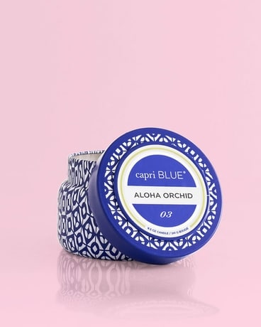 Aloha Orchid Signature Printed Tin Candle Gifts