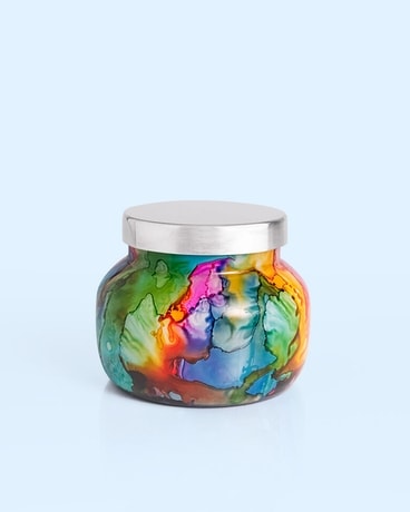 Volcano Rainbow Watercolor Petite Jar Candle Gifts