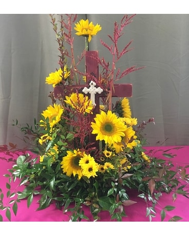 Auburn Sunflower Flower Arrangement