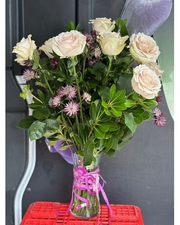 Totally Taupe Flower Arrangement