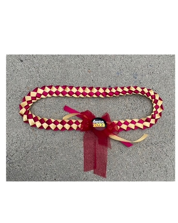 Maroon & Gold Forever Lei Custom product